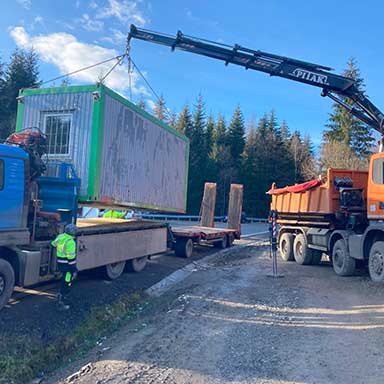 SCANIA & Hiab 280 arm kontainer